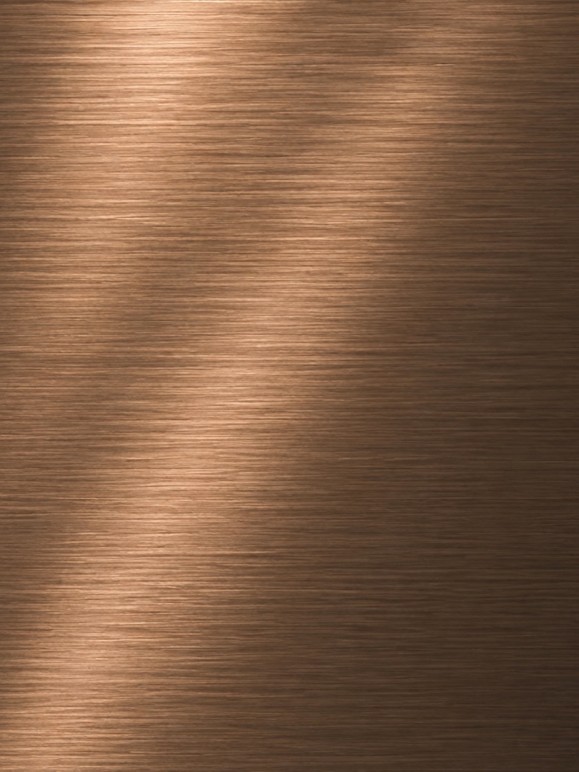 Warm brushed bronze