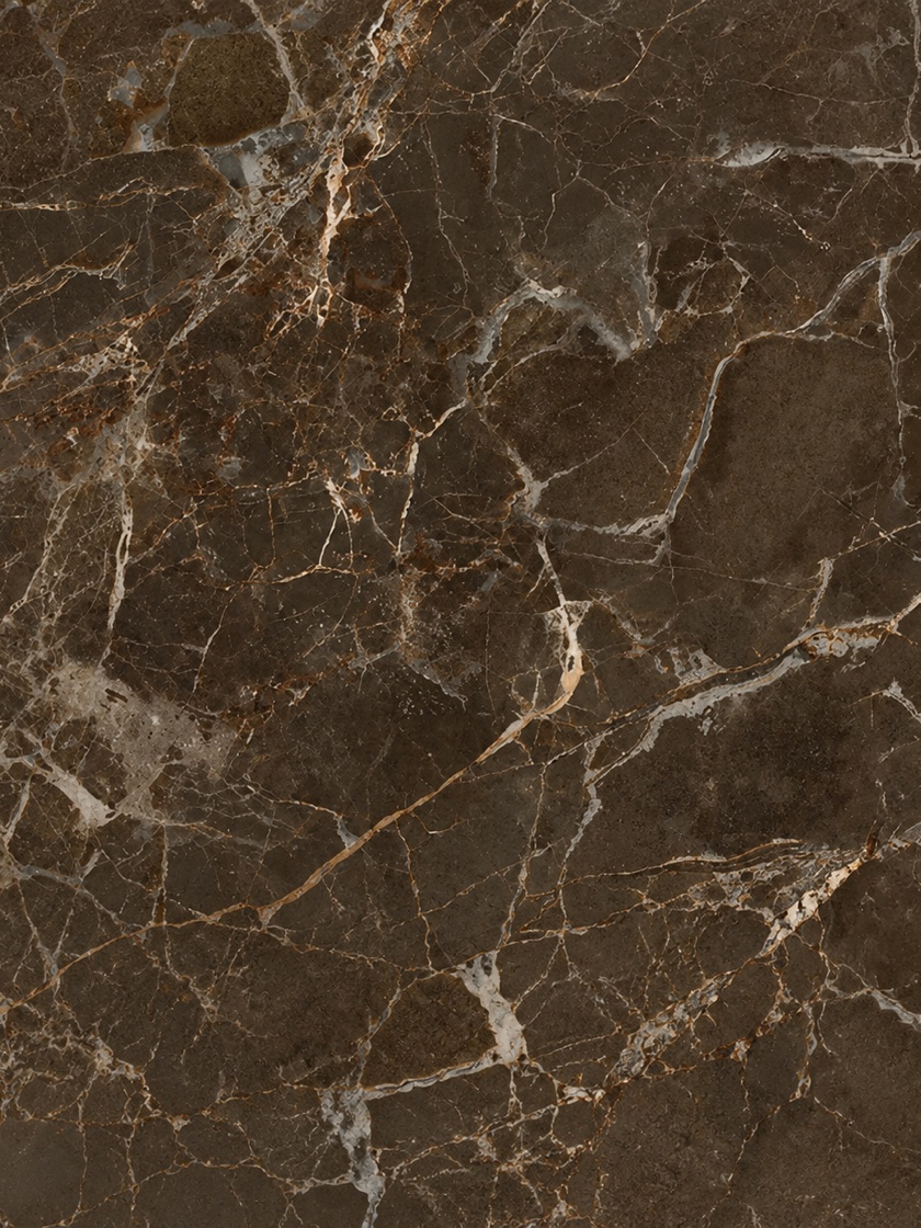 Espresso marble with copper veining